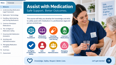 Assist with Medication
